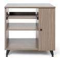 thumbnail image 2 of Gator GFW-ELITESIDECAR Elite Furniture Series Rolling Rack Sidecar Cabinet with Configurable Rack Space & Shelving Gray, 2 of 4