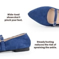 thumbnail image 5 of BERANMEY Women’s Mary Jane Ballet Flats Full-Back Slip-On with Double Adjustable T-Strap Cushioned Insole & Arch Support Non-Slip Rubber Sole Comfortable Work & Dress Flats for Women, 5 of 8