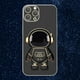 thumbnail image 1 of 3D Plating Astronaut Hidden Stand Case Cover Cute Astronaut Stand Phone Case para IPhone 12Pro TPU Cover, 1 of 3
