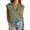 Green, variant on Womens Tank Top Striped V Neck Cap Sleeve Knit Sleeveless Top Comfortable Womens Camisole Green L