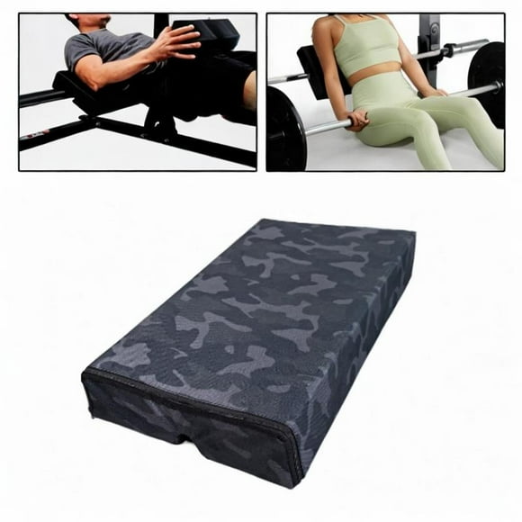 Almohadilla para banco de cadera, protector de fijación, soporte para espalda para levantamiento de pesas resistente, almohadilla para sentadillas con