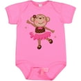 thumbnail image 3 of Inktastic Ballerina Dance Monkey Girls Baby Bodysuit, 3 of 5