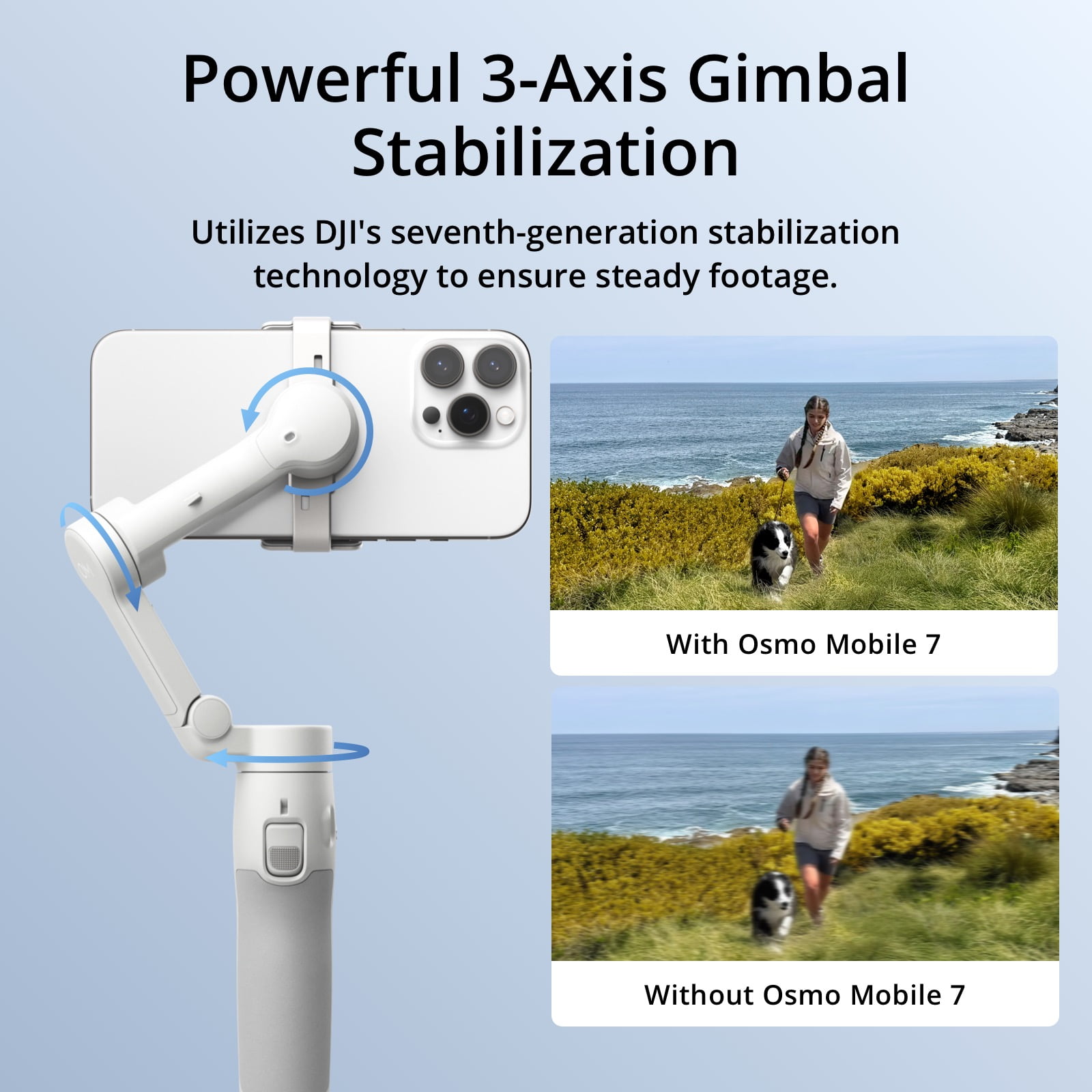 【新品・未使用・未開封】OSMO MOBILE 7 DJI Osmo Mobile 7, Smartphone Gimbal Stabilizer, 3-Axis
