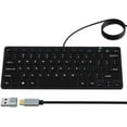 thumbnail image 1 of ERDS-Ultra-Slim 78keys USB-C Mini Wired Keyboard with Media Hotkeys for Apple Mac Pro, MacBook 56Pro/ iMac, Air, Mac Mini, Laptop Computers, Windows Desktop PC 11/10/8/7, With USB-C to A OTG Adapter,, 1 of 4