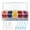 Clear (1pcs), variant on Innovative Life Chilled Condiment Server Caddy with Lid,5 Removable Compartments Container,Ice Chilled Fruit Salad Condiment Tray for Bar, Serving and Dishes