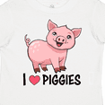 thumbnail image 4 of Inktastic I Love Piggies Cute Pig Boys or Girls Toddler T-Shirt, 4 of 5