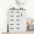 thumbnail image 2 of Better Home Products JCF Sofie 5 Drawer Wooden Tall Chest Wardrobe in White, 2 of 9