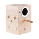 thumbnail image 4 of Caja de cría de loros Salvador para mascotas anidación de periquitos casa de pájaros madera, 4 of 10