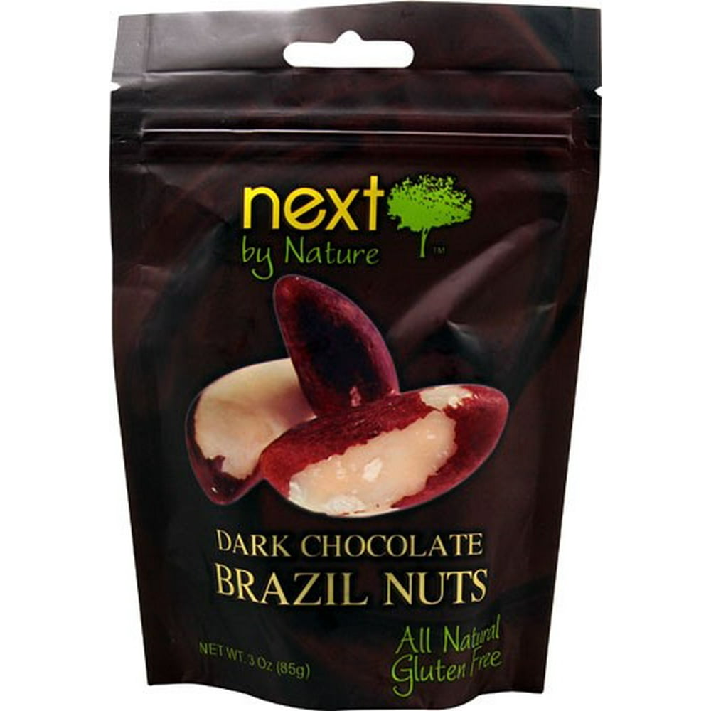 Next By Nature Dark Chocolate Brazil Nuts 3 oz