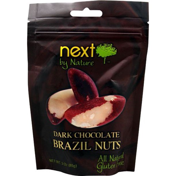 Next By Nature Dark Chocolate Brazil Nuts 3 oz
