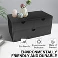 thumbnail image 5 of Desk Organizer with Drawers Countertop Drawer Organizer Drawers for Desk Top Home Office Workspace Bathroom Toiletries Supplies (black), 5 of 7