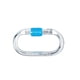thumbnail image 2 of Seguridad Mosquetón Accesorio Equipo de protección resistente Equipo Sencillo O En forma de roca Accesorios Accesorios Cerradura protectora QuickDRAW Herramienta Azul sidaley OD019572-02, 2 of 6