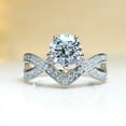 thumbnail image 2 of APIPEE Modern Anniversary Valentine's Day For Women Ladies Comfortable Fit Dazzling CZ Cubic Zirconia Ring Perfect Present Gift Box Included, 2 of 8