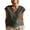Army Green, variant on Women's Round Neck Lace Sleeve Loose Fit Solid Color Top, 2026 Summer Casual Blouse with Soft Linen Fabric for Everyday Wear