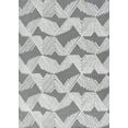 thumbnail image 3 of JONATHAN Y SOUTH BEACH 4 x 6 Area Rug, Jazz Pile Art Deco Geometric - Black/Ivory, SBH106A-4, 3 of 10