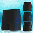 thumbnail image 6 of Men\\\'s swimming trunks beach shorts swim boxer trunks with drawstring lined, 6 of 6