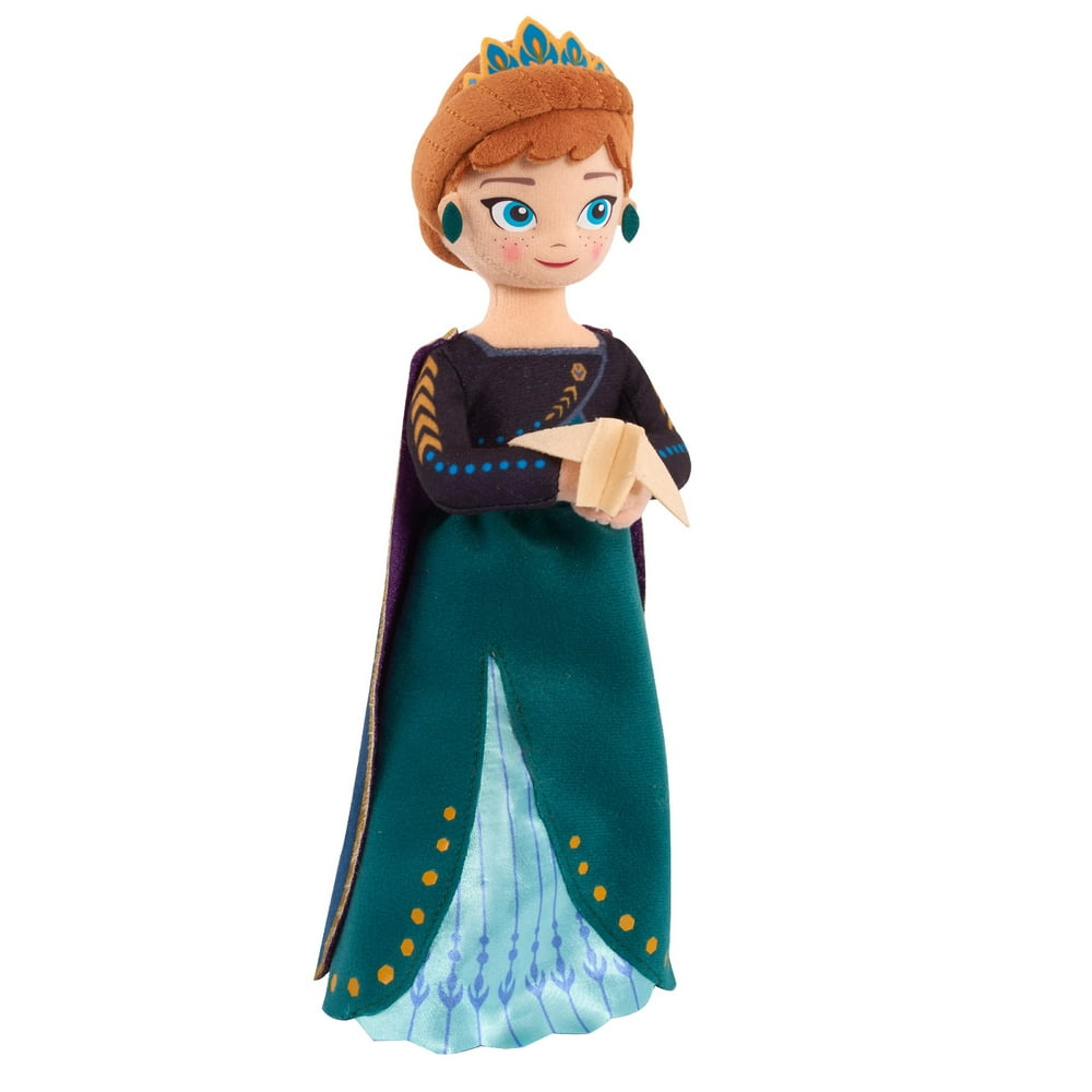 Disneyâs Frozen 2 Talking 9.5-Inch Small Plush Anna, Plush Simple Feature, Ages 3 Up, by Just