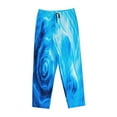 thumbnail image 4 of Goofa Blue Shell Printed Soft Pajama Pants for Women, Wide Leg Comfy Casual Lounge Yoga Pants-, 4 of 9