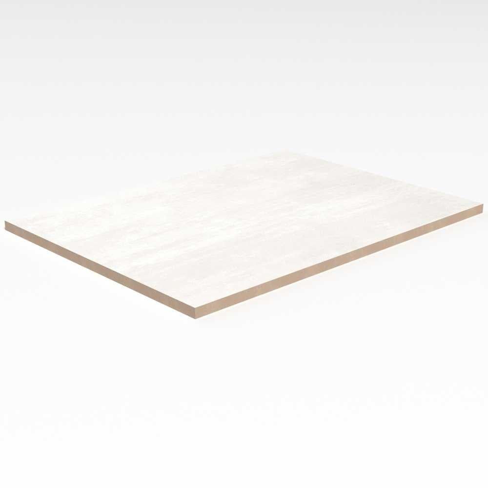 The Tile Life Quell 4" x 4" White Matte Ceramic Tile Sample, 1 Piece