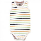 Hudson Baby Body Senza Maniche Unisex In Cotone 100% – Confezione 2 Pezzi Con Coniglietto E Ape, Taglia 9-12 Mesi