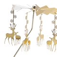 thumbnail image 4 of pitrice Spinning Tea Light Candle Holder Candle Lover Ornament Rotating Candlestick Elk, 4 of 8