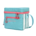 thumbnail image 3 of Ozark Trail Coated Soft-Side Cooler with Removable Hardliner, 6 Can, 6 qt, Summer Vibes Collection, Bright Green, 3 of 9