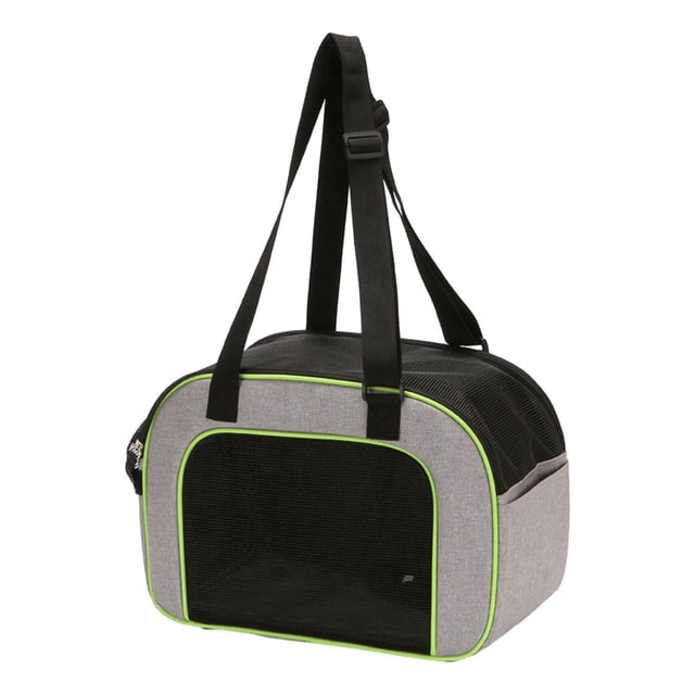 Transportín portátil para gatos perfecl Extra grande plegable con ventilación transpirable al aire libre Verde