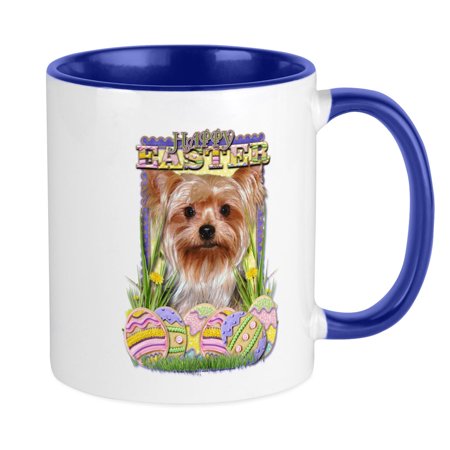 

CafePress - Easter Egg Cookies Yorkie Mug - Ceramic Coffee Tea Novelty Mug Cup 11 oz