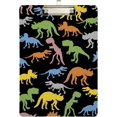 thumbnail image 1 of FMSHPON Bright Neon Rock Dino Clipboard Hardboard Wood Nursing Clip Board and Pull for Standard A4 Letter 13x9 inches, 1 of 5