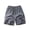 Grey, variant on Mens Summer Shorts Elastic Waist Drawstring Solid Color Cargo Pants with Pockets Shorts