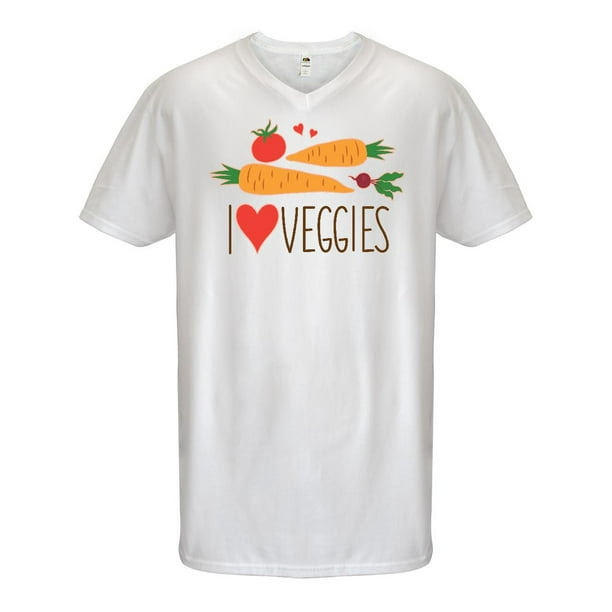 t shirt with vegetables