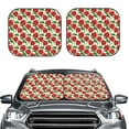 thumbnail image 2 of Haiem Rose Flowers Car Windshield Sun Shade (2 Pieces) Foldable Windshield Sun Shade Car Accessories for Truck SUV Pickup-Large, 2 of 7