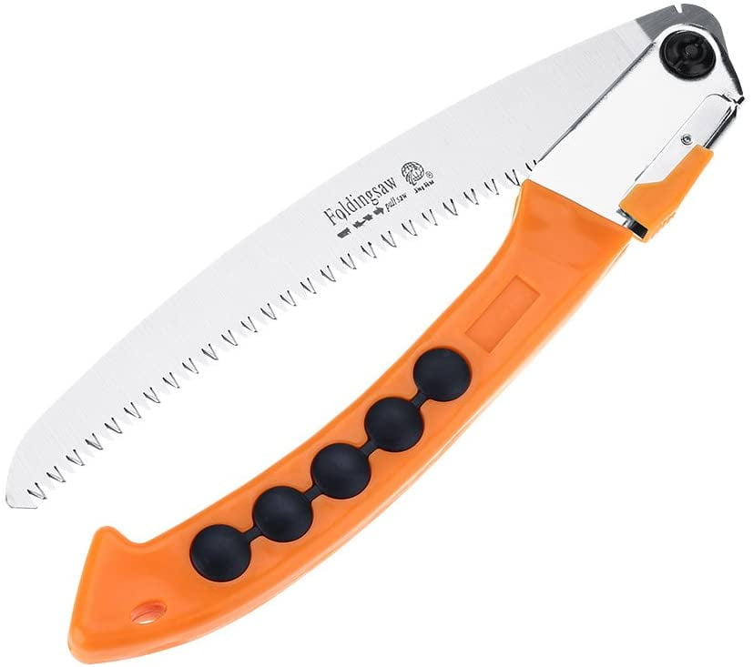 Durable Portable Pruning Saw, Folding Hand Saw with Antislip Handle
