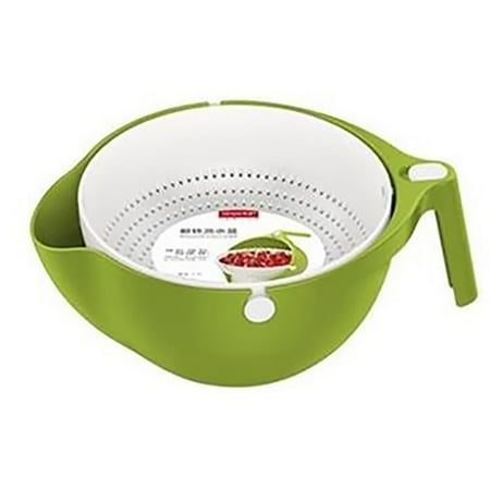 

NGTEVOOS Clearance Double Basket Bowl Washing Kitchen Strainer Noodle Vegetable Fruit Storage