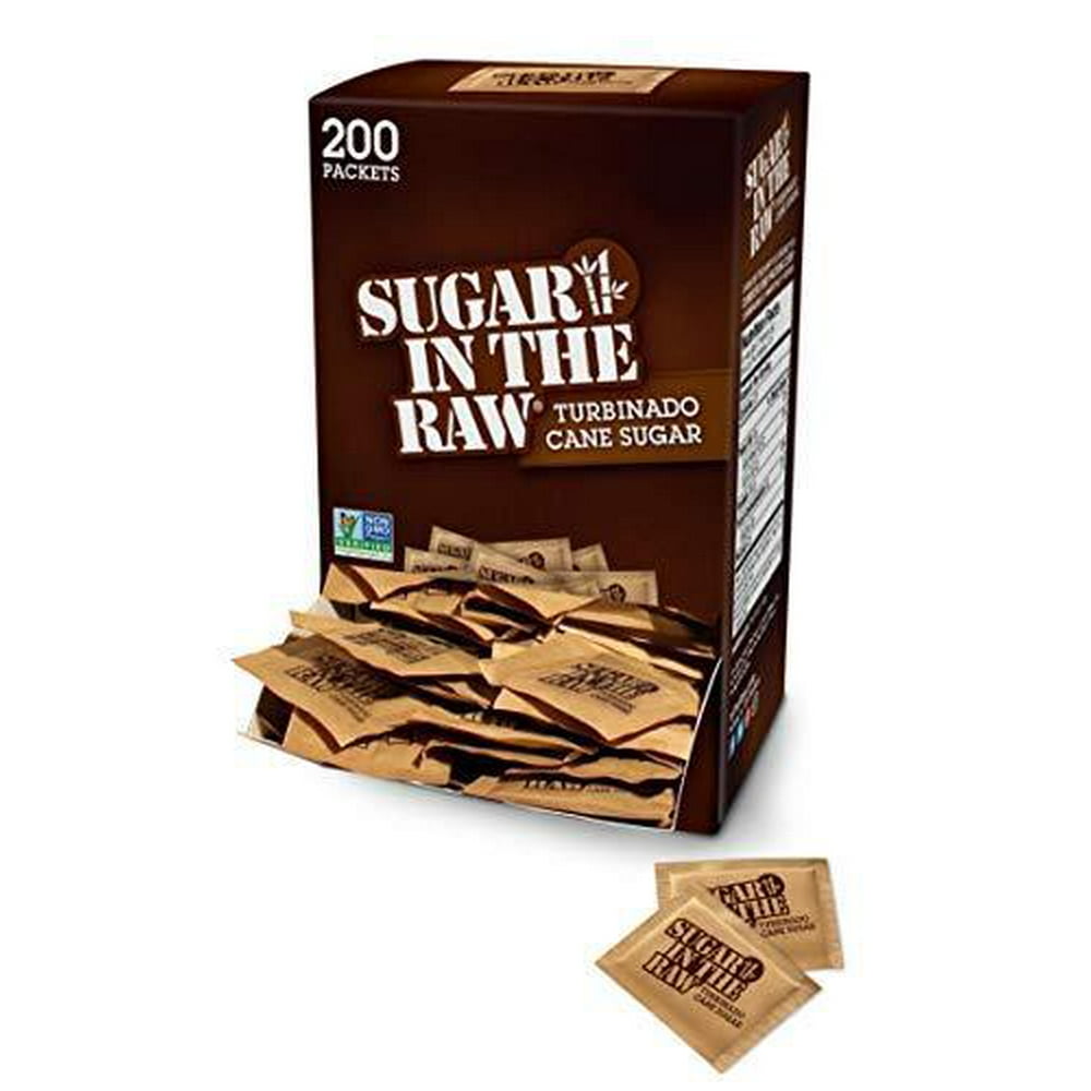 Sugar In The Raw, 200 Count Packets, NEW - Walmart.com - Walmart.com