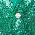 thumbnail image 5 of Wdgfv Men's Shiny Sequin Vest V-Neck Party Sleeveless Suit Waistcoat, 5 of 8