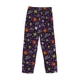 thumbnail image 3 of Vsdgher Halloween Print Mens Pajama Pants Sleep & Lounge Pants, PJ Bottoms With elastic waistb and Pockets, 3 of 5
