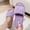Purple, variant on JUSLIO Slippers for Women, Warm Indoor House Slippers Single Wide Strap Fuzzy Open Toe Slides Non Slip Flat Sole Slippers Hot Pink