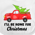 thumbnail image 4 of Inktastic I'll Be Home for Christmas Truck with Tree Boys or Girls Baby Bib, 4 of 4
