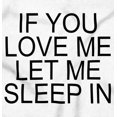 thumbnail image 2 of Love Me Sleep Nap Weekend Couple Gym Women's Graphic T Shirt Tees Brisco Brands S, 2 of 5