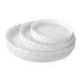 thumbnail image 3 of Almencla 15 Pcs Plateaux Ronds pour Plantes Soucoupes pour Cour Intérieure Extérieure Blanc, 3 of 8