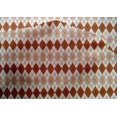 thumbnail image 4 of oneOone Cotton Silk Orange Fabric Argyle Check Craft Projects Decor Fabric Printed By The Yard 42 Inch Wide, 4 of 4