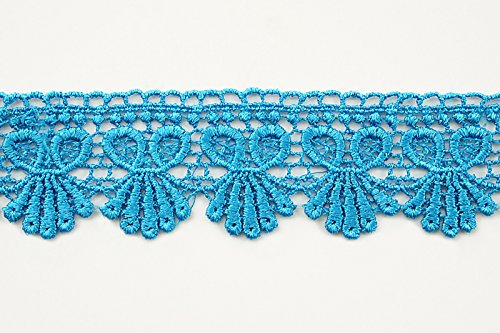 light blue lace ribbon