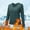 Green, variant on MHFRRA Women's Tops Women Crew Neck Lined Thermal Thermal Underwear Slim Tops Long Sleeve Thermal Shirts Winter Tops XL