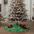 thumbnail image 4 of Defioc Tennis Rackets and Balls for Christmas Tree Skirt Snowman Xmas Tree Skirt Farmhouse Christmas Decorations Tree Mat for Holiday Party Decor-36", 4 of 6