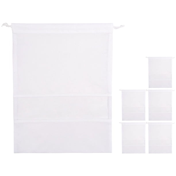 Bolsas de somnaje de 6 piezas bolsas de tocador de tocadoras Poldes de almacenamiento de maquillaje portátiles Soportes de zapatos de viaje de negocios