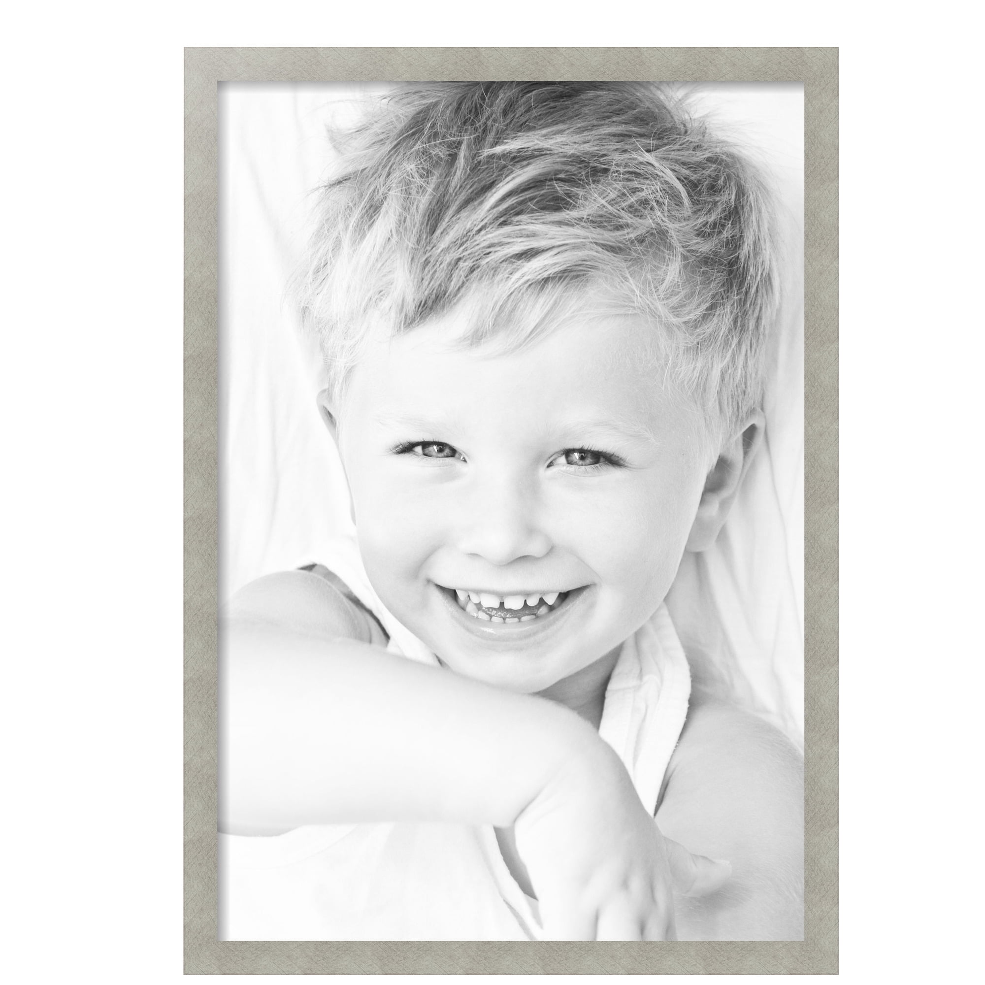 ArtToFrames 22" x 32" Classic Silver Picture Frame, 22x32 inch Gray MDF Poster Frame (WOM-4499), 5 Pack