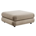 thumbnail image 6 of 4 pcs Modular Sofa Sectional, Tufted, Brown, Velvet, Living Room Lounge Cafe Lobby Hospitality Restaurant, Modern Contemporary, HB37390, 6 of 15