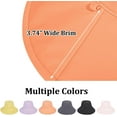 thumbnail image 4 of Wide Brim Sun Hats for Women Reversible Bucket Hat UV Sun Protection Hat UPF 50+ for Beach Travel Hiking Gardening, 4 of 8