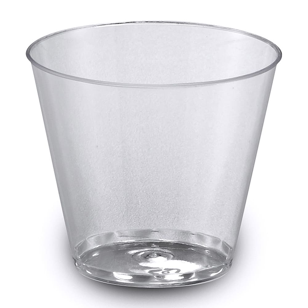 Fineline Setting 405-CL 5 Oz. Rigid Plastic Tumbler - 500 / CS